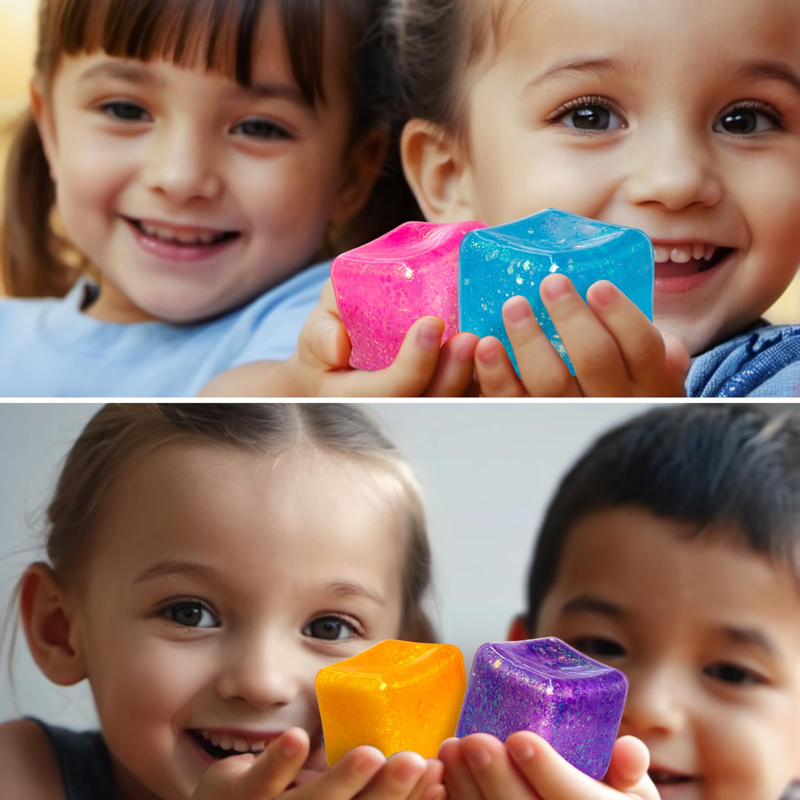 Amazon | キラキラスクイッシーキューブ 素敵なスクエアストレス